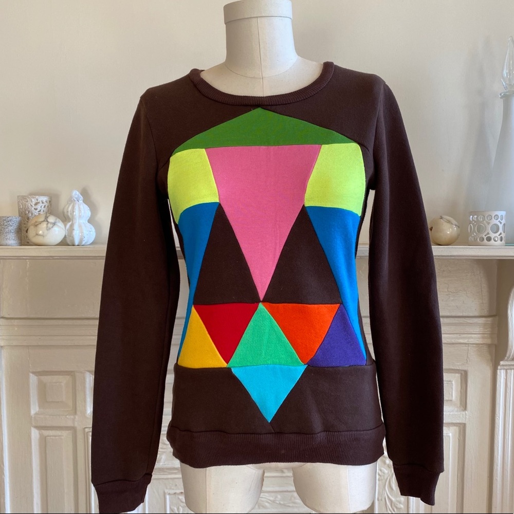 Upcycled Patchwork Sweatshirt
